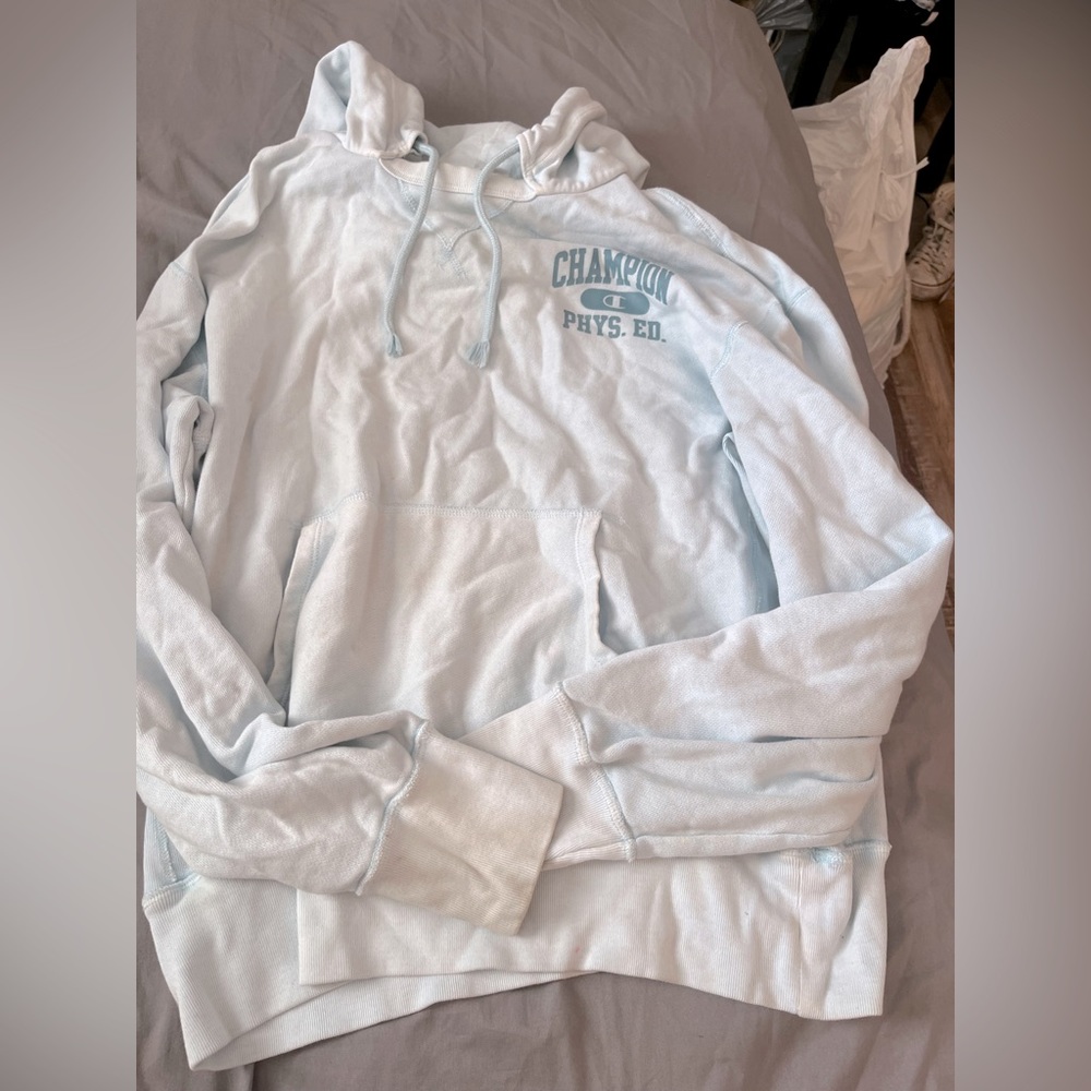 Baby Blue Champion Hoodie